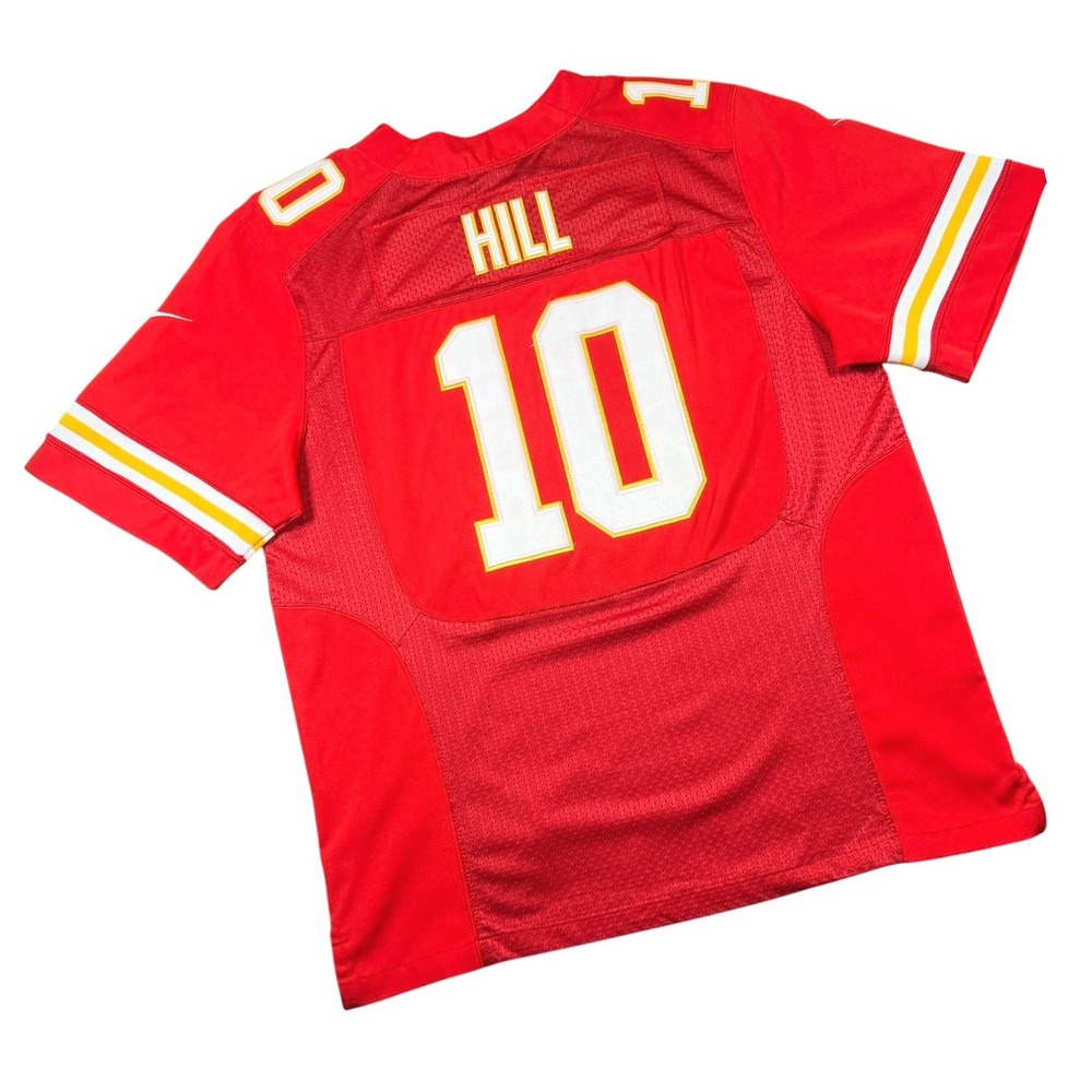 Nike NFL Kansas City Chiefs Tyreek Hill 10 On Field Jersey Red Men's Size 48 XL